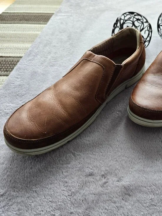 ROCKPORT slip on brown Leather and sued upper - Picture 11 of 11
